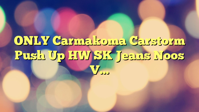 ONLY Carmakoma Carstorm Push Up HW SK Jeans Noos Vaqueros Skinny, Negro (Black Black), W34 (Talla del Fabricante: 44) para Mujer