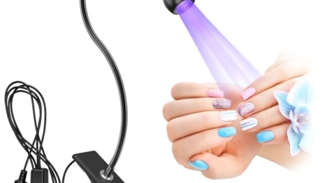 Lámpara de uñas LED, AISEELY Secador de uñas Lámpara UV, 3W USB Lámpara de pegamento UV Ultravioleta LED Luz violeta USB con clip e interruptor, para reparación de teléfonos y placas de circuitos