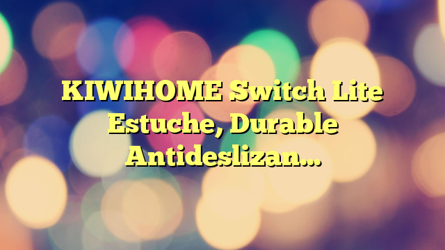 KIWIHOME Switch Lite Estuche, Durable Antideslizante a Prueba de Golpes Estuche Rígido Protector Solo para Switch Lite con Tapas de Agarre para el Pulgar Estuche Switch Lite para Niños (Azul)