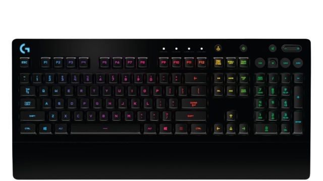 Logitech G213 Prodigy Teclado Gaming con Reposamuñecas, RGB LIGHTSYNC, Teclas Retroiluminadas y Personalizables, Resistente a Salpicaduras, Controles Multimedia Dedicados, Disposición QWERTY ES